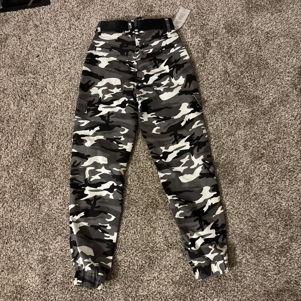 Trendy Camouflage Jogger Pants
